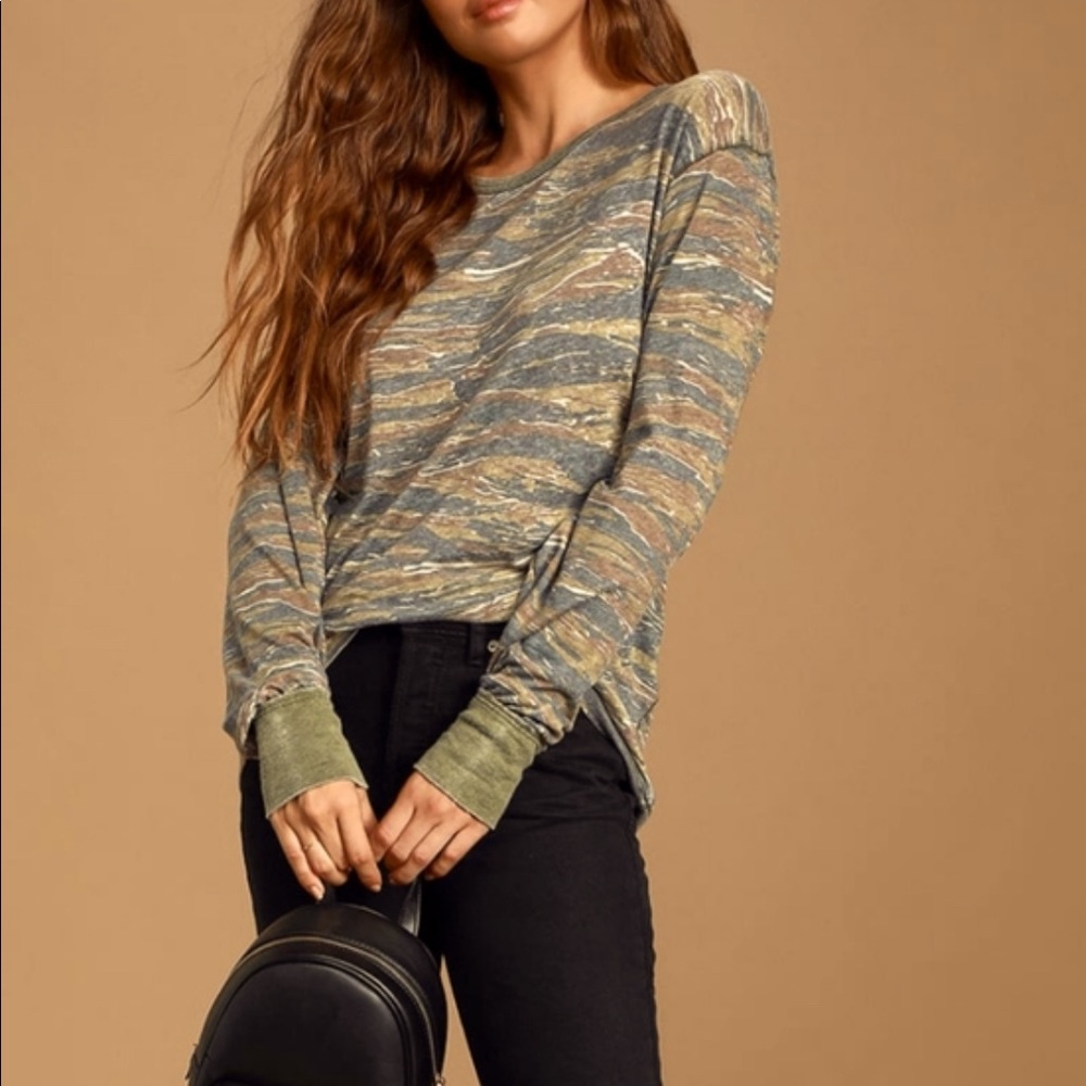 We the free Arielle cameo long sleeve top